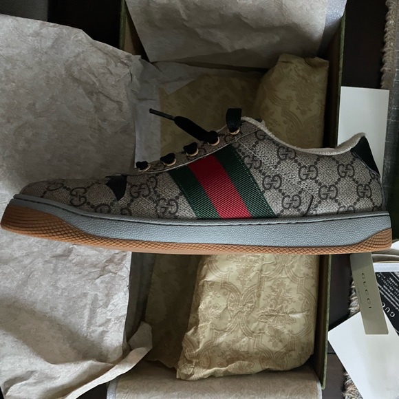 Mens Screener GG Supreme Canvas Sneakers - Picture 3 of 13